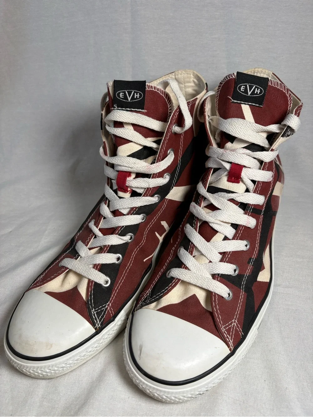 Eddie Van Halen EVH 5150 Frankenstein Stripe High Top Sneakers Men's (14) EV029